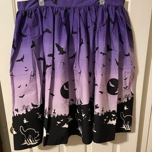 HellBunny Halloween Skirt